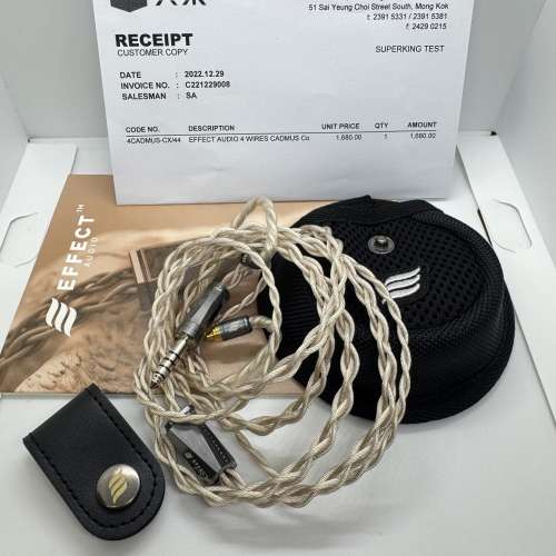 EFFECT AUDIO 4 WIRES CADMUS CO，升級耳線