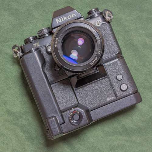 Nikon F3 + MD4摩打 + MK1 Firing rate converter + Nikon 55mm f1.2