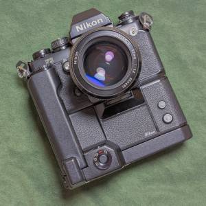 Nikon F3 + MD4摩打 + MK1 Firing rate converter + Nikon 55mm f1.2