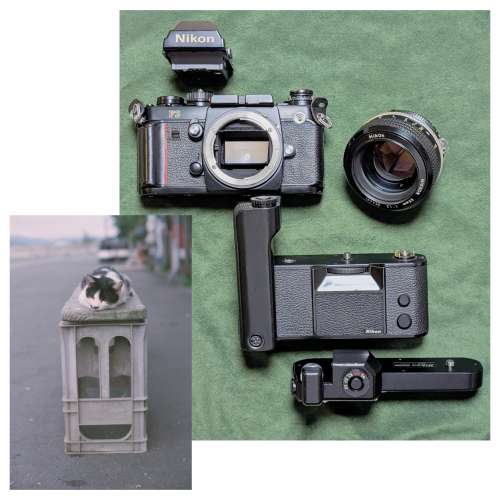 Nikon F3 + MD4摩打 + MK1 Firing rate converter + Nikon 55mm f1.2