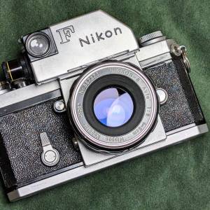 Nikon F (富士山Logo) + 初代測光頂 + Nippon Kogaku 5cm f/2