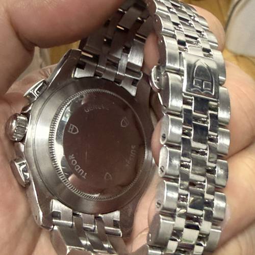 【罕有黑面紅針】Tudor Chronautic 79380 計時男錶 狀態一流 $13888