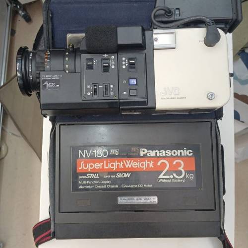 古董JVC GX-N7E Colour Video Camera + Panasonic NV-180 VHS Recorder Kit ( 套裝 )