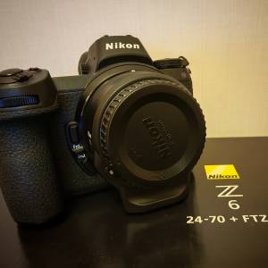 Nikon  Z6機身 + FTZ接環