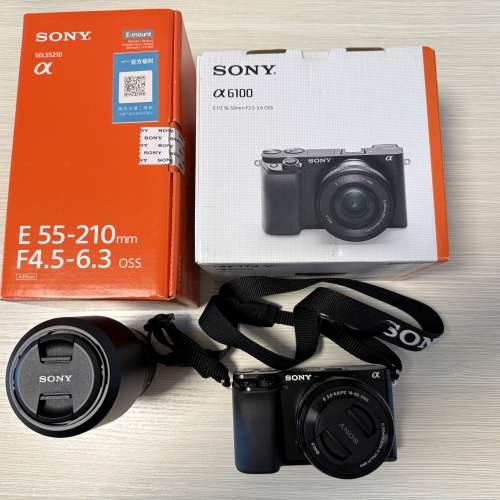 Sony A6100 + E 16-50mmF3.5-5.6+E 55-210mm F4.5-6.3 OSS 鏡頭