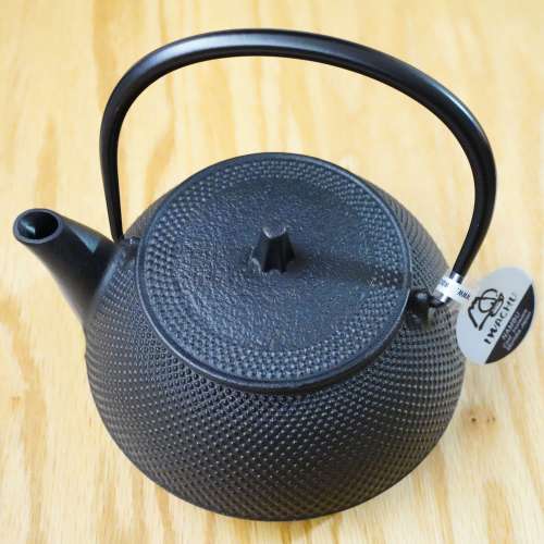 日本製 Iwachu 岩鋳 鉄瓶兼用急須 0.65L 黑色 南部鐵器煮水器鐵煮水壼鐵茶壼 可直火...