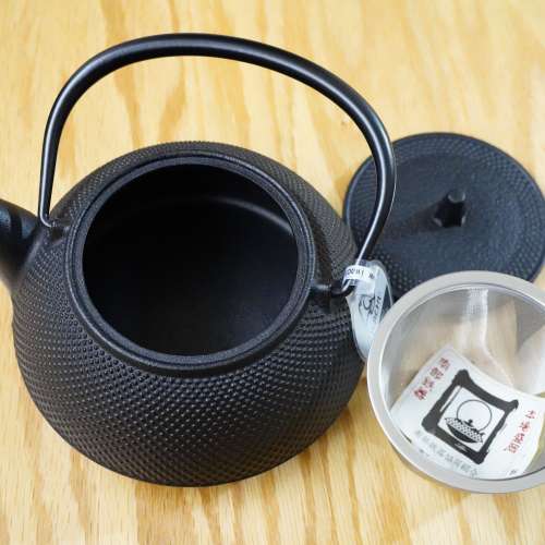 日本製 Iwachu 岩鋳 鉄瓶兼用急須 0.65L 黑色 南部鐵器煮水器鐵煮水壼鐵茶壼 可直火...