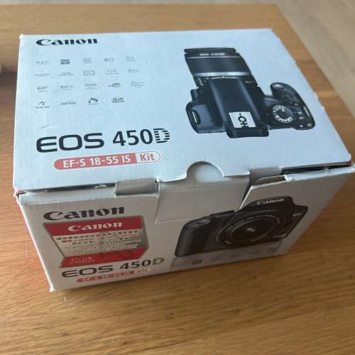 Canon EOS 450D 連18-55mm Kit 鏡［有盒齊配件/100%工作正常/ 送腳架]