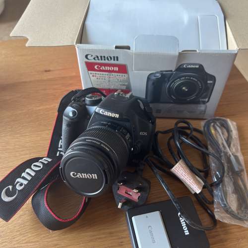 Canon EOS 450D 連18-55mm Kit 鏡［有盒齊配件/100%工作正常/ 送腳架]