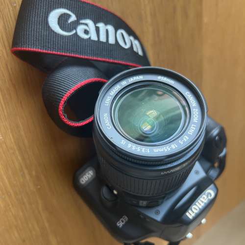 Canon EOS 450D 連18-55mm Kit 鏡［有盒齊配件/100%工作正常/ 送腳架]