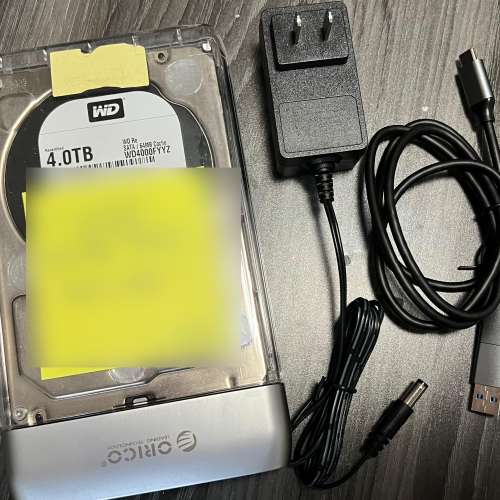 執屋清理 - ORICO 3.5 吋透明HDD 外置盒
