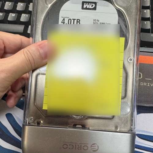 執屋清理 - ORICO 3.5 吋透明HDD 外置盒
