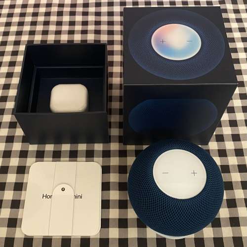 Apple HomePod Mini 藍色 WiFi喇叭 行貨 99%新 只開盒檢查和試機 操作功能全正常 蘋...