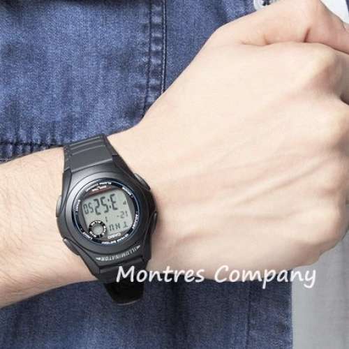 Montres Company 香港註冊公司(33年老店) 卡西歐 CASIO F200W F-200W-1A 十年電池...