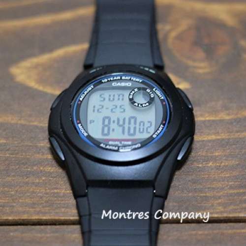 Montres Company 香港註冊公司(33年老店) 卡西歐 CASIO F200W F-200W-1A 十年電池...