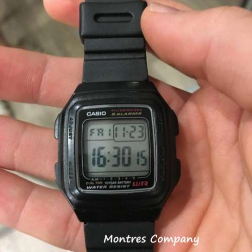 Montres Company 香港註冊公司(33年老店) 卡西歐 CASIO F201 F-201WA-1A 十年電池...