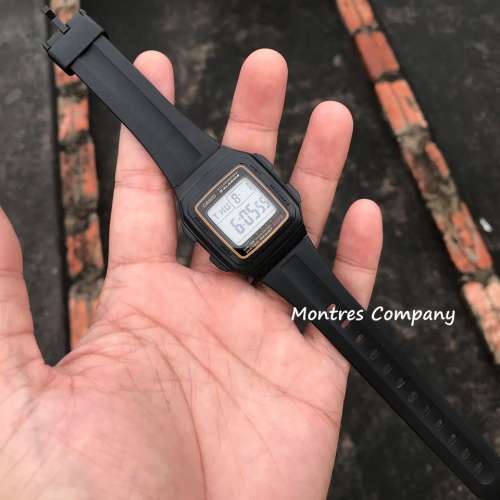Montres Company 香港註冊公司(33年老店) 卡西歐 CASIO F-201WA-9A 十年電池壽命 復...