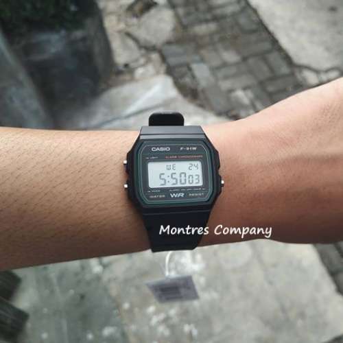 Montres Company 香港註冊公司(33年老店) 卡西歐 CASIO F91W F-91W-3 七年電池壽命 ...