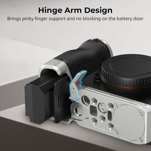 SmallRig 5482 Baseplate with AirTag Slot for Sony a7C II And a7CR Silver 快拆底...