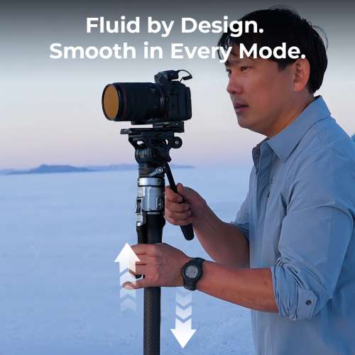 SmallRig x Potato Jet TRIBEX PRO X‑Clutch Carbon Fiber Monopod - 6284