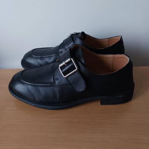 JOY & PEACE 黑色單扣皮鞋 leather shoes