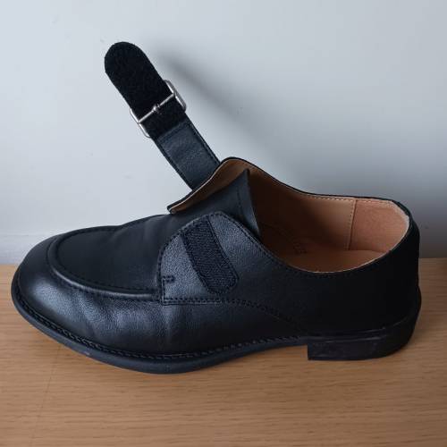 JOY & PEACE 黑色單扣皮鞋 leather shoes