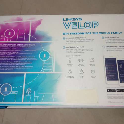 LINKSYS VELOP MESH WIFI ROUTER WHW03 V2 3件