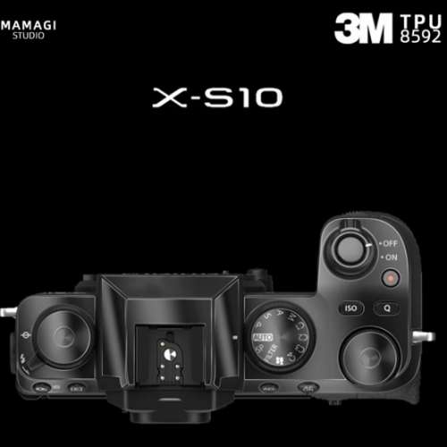 MAMAGI Camera Body Skin Decoration Film Cover For FUJIFILM  X-S10 機頂、機底透...