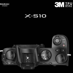 MAMAGI Camera Body Skin Decoration Film Cover For FUJIFILM  X-S10 機頂、機底透...