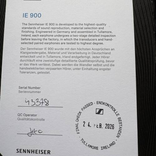 sennheiser ie900