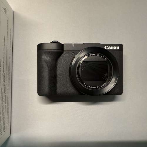 99.99% 接近全新 Canon Powershot V1 相機 連原廠Canon延長保養