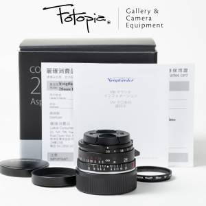 || Voigtlander Color-Skopar VM 28mm F2.8 ASPHERICAL II - Black, full packing ||
