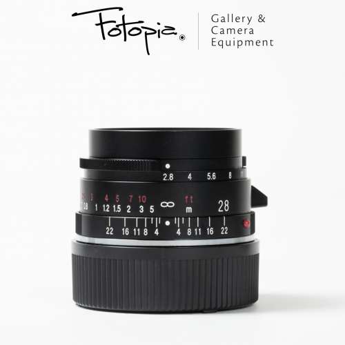 || Voigtlander Color-Skopar VM 28mm F2.8 ASPHERICAL II - Black, full packing ||