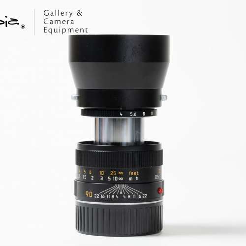|| Leica Macro-Elmar-M 90mm F4 - Black / 11633 with hood (6-bit coded) ||