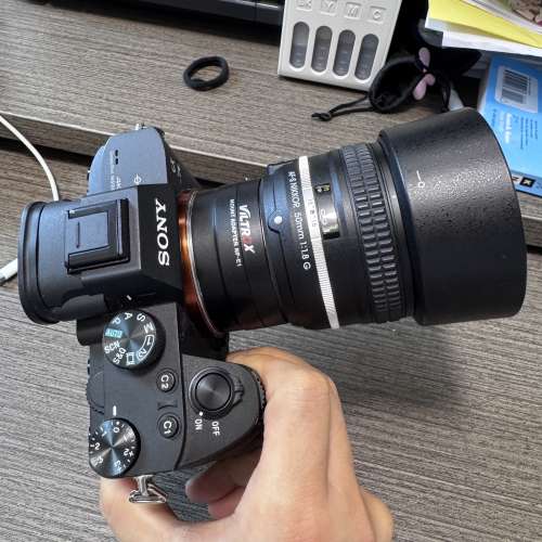 Sony A7III 淨機連鏡頭和轉接環