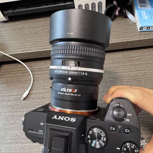 Sony A7III 淨機連鏡頭和轉接環