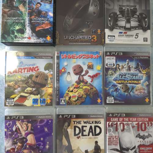 PS3遊戲合集 Uncharted, Gran Turismo, LittleBigPlanet 等 不散賣