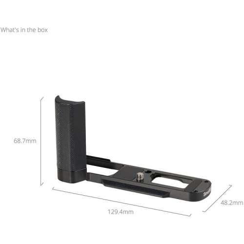 SmallRig L-Shaped Mount Plate with Silicone Handle for Panasonic LUMIX L10