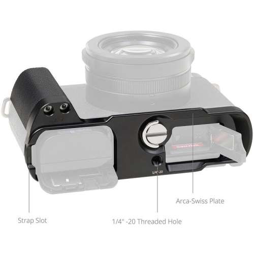 SmallRig L-Shaped Mount Plate with Silicone Handle for Panasonic LUMIX L10