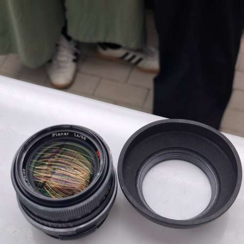 ROLLEI CARL ZEISS PLANAR 50MM F1.4 HFT GERMANY QBM MOUNT