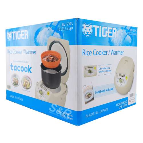 【100%全新未開箱】日本製 Tiger 虎牌 JBV-S10S 電飯煲 (1L 容量)