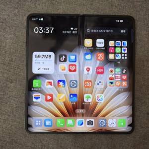 Oppo Find N5 16+1TB 國行衛星通訊雙卡5G 9成新 電100%