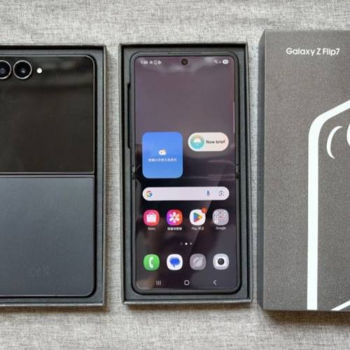 Samsung Galaxy Z Flip7 Flip 7 5G 12+512GB 全套新淨