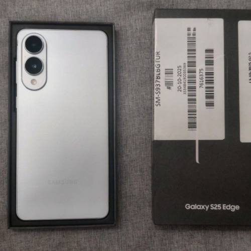 Samsung Galaxy S25 edge  5G雙卡 12+512GB 全套新淨支持香港5G