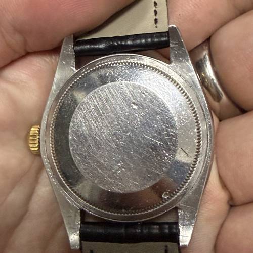 好X新淨😆 Rolex 1505 金鋼  k金圈 34mm錶面 膠鏡 送靚皮帶+原裝包金扣  平到笑🤣$...
