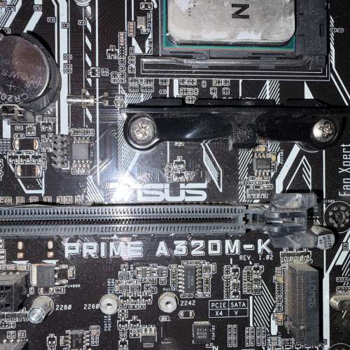 AMD Ryzen 3600 + Asus prime A320m-k