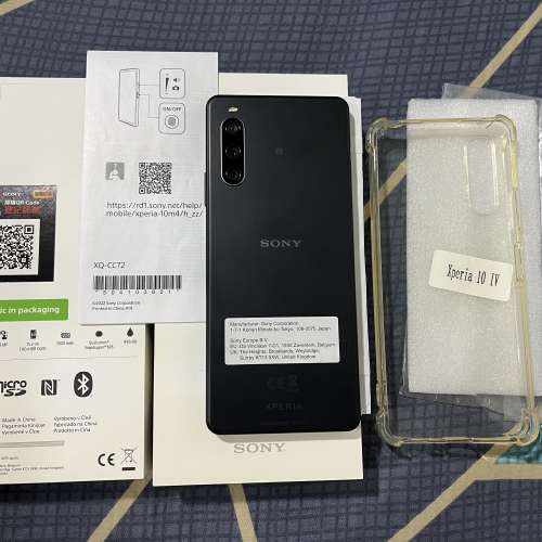 85% 新 Sony Xperia 10 IV 6 GB + 128 GB (XQ-CC72) 原裝行貨有單有盒有玻璃貼有手機...