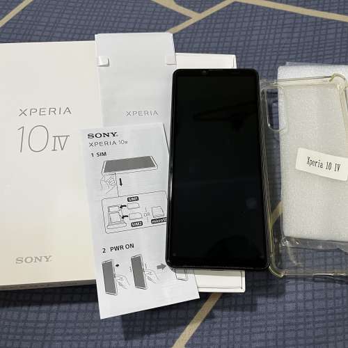 85% 新 Sony Xperia 10 IV 6 GB + 128 GB (XQ-CC72) 原裝行貨有單有盒有玻璃貼有手機...