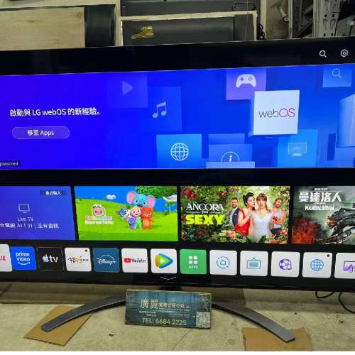 65吋 4K SMART TV LG65QNED91 wifi 電視