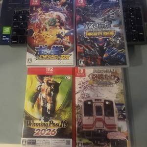 Switch 日版 Games 賽馬 / 鐵道日本／Zoids機械獸 / Pokken拳